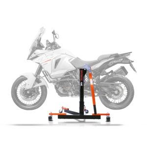 Sentralstativ egnet for KTM 1290 Super Adventure S 17-20 oransje motorsykkeljekk ConStands Power-Evo