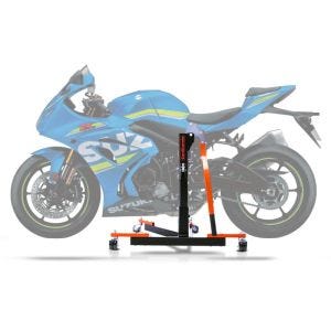 Sentralstativ egnet for Suzuki GSX-R 1000 17-21 oransje motorsykkeljekk ConStands Power-Evo
