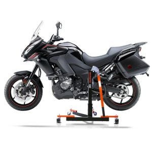 Manøvreringshjelp egnet for Kawasaki Versys 1000 12-24 orange - for garasje, sidestativ og hovedstativ, 300 kg