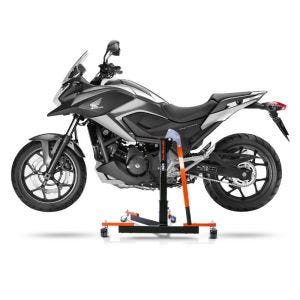 Manøvreringshjelp egnet for Honda NC 700 S / X 12-13 DCT orange - for garasje, sidestativ og hovedstativ, 300 kg