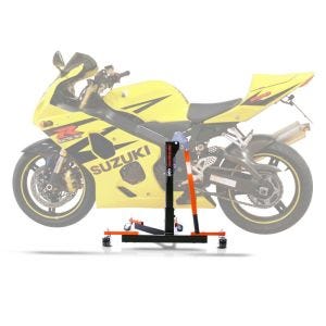 Sentralstativ egnet for Suzuki GSX-R 600 / 750 04-05 oransje motorsykkeljekk ConStands Power-Evo