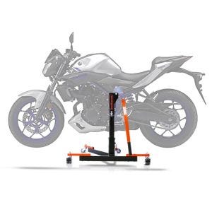 Sentralstativ egnet for Yamaha MT-03 16-22 oransje motorsykkeljack ConStands Power-Evo