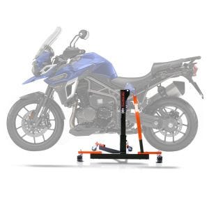 Sentralstativ egnet for Triumph Tiger Explorer / XC / XR 12-20 oransje motorsykkeljekk ConStands Power-Evo