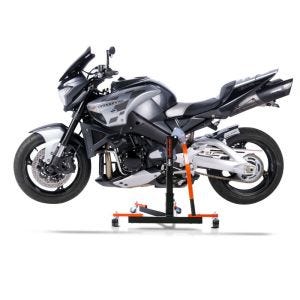 Manøvreringshjelp egnet for Suzuki B-King 07-12 orange - for garasje, sidestativ og hovedstativ, 300 kg
