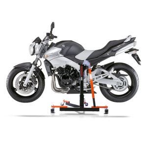 Manøvreringshjelp egnet for Suzuki GSR 600 06-11 orange - for garasje, sidestativ og hovedstativ, 300 kg