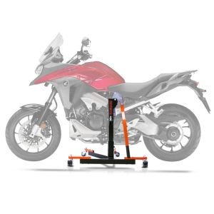 Sentralstativ egnet for Honda Crossrunner 11-20 oransje motorsykkeljekk ConStands Power-Evo
