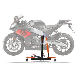 Sentralstativ egnet for Aprilia RS4 125 / RS 125 11-25 oransje motorsykkeljekk ConStands Power-Evo