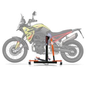 Sentralstativ egnet for BMW F 900 GS/ Adventure 24-25 oransje motorsykkeljekk ConStands Power-Evo