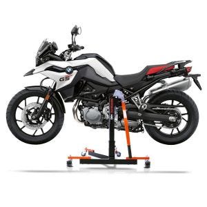 Manøvreringshjelp egnet for BMW F 800 GS 2024 oransje - for garasje, sidestativ og hovedstativ, 300 kg