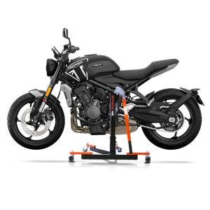 Manøvreringshjelp egnet for Triumph Trident 660 21-24 orange - for garasje, sidestativ og hovedstativ, 300 kg