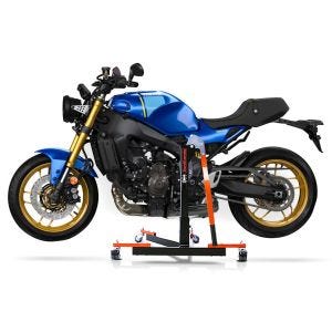Manøvreringshjelp egnet for Yamaha XSR 900 22-24 orange - for garasje, sidestativ og hovedstativ, 300 kg