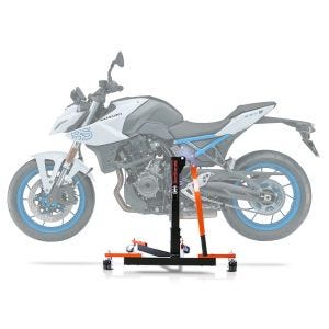 Sentralstativ egnet for Suzuki GSX-8S 23-25 oransje motorsykkeljekk ConStands Power-Evo