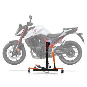 Sentralstativ egnet for Honda Hornet 750 23-25 oransje motorsykkeljekk ConStands Power-Evo