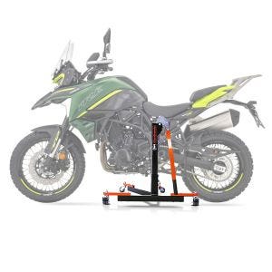 Sentralstativ egnet for Benelli TRK 702 23-24 oransje motorsykkeljekk ConStands Power-Evo
