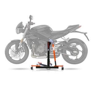 Zentralständer Triumph Street Triple RS 17-20 orange Motorradheber ConStands Power-Evo_0