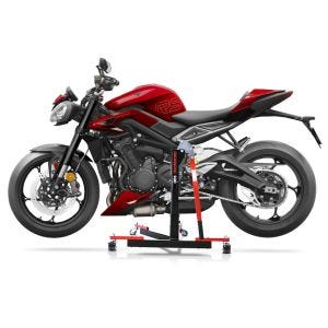 Manøvreringshjelp egnet for Triumph Street Triple 765 R / RS 23-24 - for garasje, sidestativ og hovedstativ, 300 kg