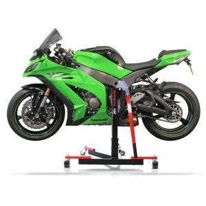 Manøvreringshjelp egnet for Kawasaki ZX-10R 16-24 - for garasje, sidestativ og hovedstativ, 300 kg