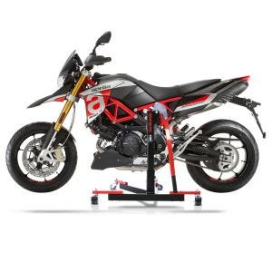 Manøvreringshjelp egnet for Aprilia Dorsoduro 900 17-20 - for garasje, sidestativ og hovedstativ, 300 kg