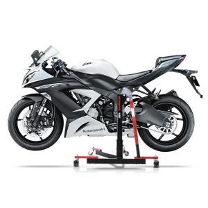 Manøvreringshjelp egnet for Kawasaki ZX-6R 636 13-16 - for garasje, sidestativ og hovedstativ, 300 kg