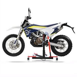 Manøvreringshjelp egnet for Husqvarna 701 Enduro 16-24 - for garasje, sidestativ og hovedstativ, 300 kg