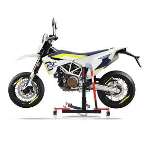 Manøvreringshjelp egnet for Husqvarna 701 Supermoto 15-24 - for garasje, sidestativ og hovedstativ, 300 kg