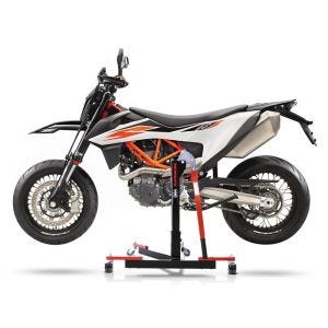 Manøvreringshjelp egnet for KTM 690 SMC / R 19-24 - for garasje, sidestativ og hovedstativ, 300 kg