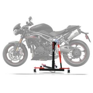 Zentralständer für Triumph Speed Triple RS 18-20 rot Motorradheber Power-Evo ConStands_1