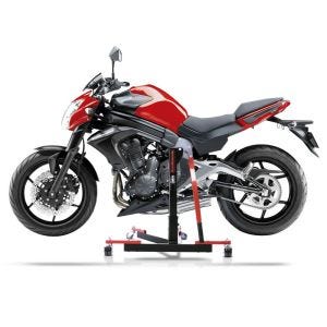 Manøvreringshjelp egnet for Kawasaki ER-6n 12-16 - for garasje, sidestativ og hovedstativ, 300 kg