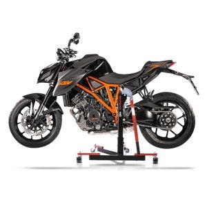 Manøvreringshjelp egnet for KTM 1290 Super Duke / R 17-19 - for garasje, sidestativ og hovedstativ, 300 kg