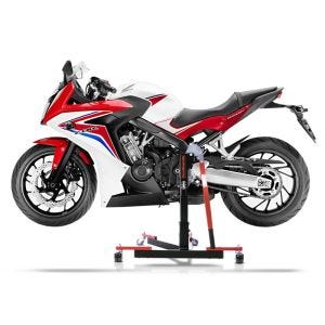 Manøvreringshjelp egnet for Honda CBR 650 F 14-18 - for garasje, sidestativ og hovedstativ, 300 kg