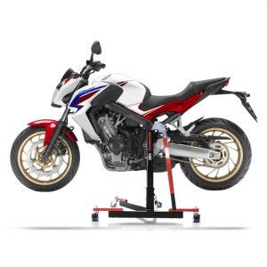 Manøvreringshjelp egnet for Honda CB 650 F 14-18 - for garasje, sidestativ og hovedstativ, 300 kg