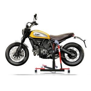 Manøvreringshjelp egnet for Ducati Scrambler 15-17 - for garasje, sidestativ og hovedstativ, 300 kg