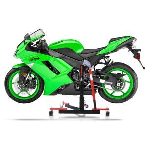 Manøvreringshjelp egnet for Kawasaki ZX-6R 07-08 - for garasje, sidestativ og hovedstativ, 300 kg