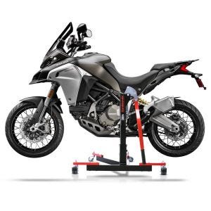 Manøvreringshjelp egnet for Ducati Multistrada 1200 Enduro 16-20 - for garasje, sidestativ og hovedstativ, 300 kg