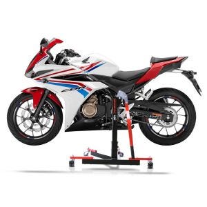 Manøvreringshjelp egnet for Honda CBR 500 R 16-18 - for garasje, sidestativ og hovedstativ, 300 kg
