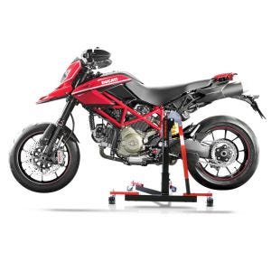 Manøvreringshjelp egnet for Ducati Hypermotard 796 / 1100 / Evo 07-12 - for garasje, sidestativ og hovedstativ, 300 kg