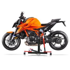 Manøvreringshjelp egnet for KTM 1390 Super Duke R / EVO 2024 - for garasje, sidestativ og hovedstativ, 300 kg