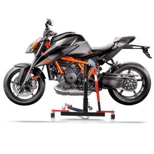 Manøvreringshjelp egnet for KTM 1290 Super Duke R 20-23 - for garasje, sidestativ og hovedstativ, 300 kg