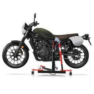 Manøvreringshjelp egnet for Honda CL500 Scrambler 23-24 - for garasje, sidestativ og hovedstativ, 300 kg