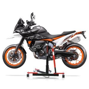 Manøvreringshjelp egnet for KTM 890 SMT 23-24 - for garasje, sidestativ og hovedstativ, 300 kg
