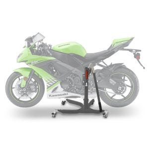 Sentralstativ egnet for Kawasaki ZX-10R 08-10 grå motorsykkeljekk ConStands Power-Classic
