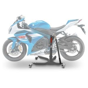 Sentralstativ egnet for Suzuki GSX-R 1000 09-16 grå motorsykkeljekk ConStands Power-Classic
