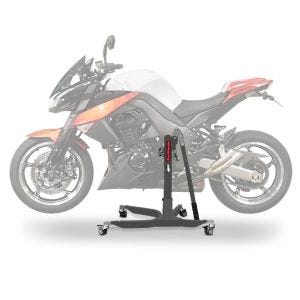 Sentralstativ egnet for Kawasaki Z 1000 10-13 grå motorsykkeljekk ConStands Power-Classic