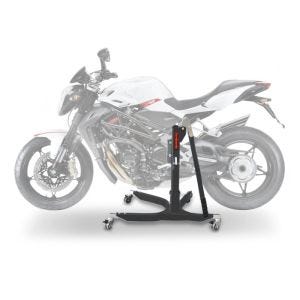Sentralstativ egnet for MV Agusta Brutale 910 R / S 05-07 grå motorsykkeljekk ConStands Power-Classic
