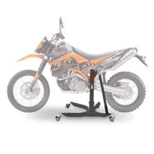 Sentralstativ egnet for KTM 950 Super Enduro / R 06-08 grå motorsykkeljekk ConStands Power-Classic