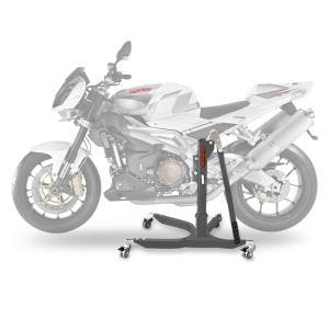 Sentralstativ egnet for Aprilia Tuono 1000 / R 06-11 grå motorsykkeljekk ConStands Power-Classic