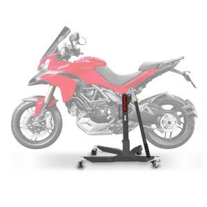 Sentralstativ egnet for Ducati Multistrada 1200 10-14 grå motorsykkeljekk ConStands Power-Classic