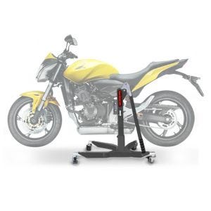 Sentralstativ egnet for Honda Hornet 600 07-13 grå motorsykkeljekk ConStands Power-Classic