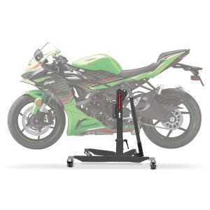 Sentralstativ egnet for Kawasaki Ninja ZX-6R 2024 Grå motorsykkeljekk ConStands Power-Classic