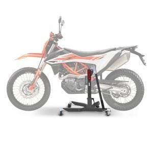 Sentralstativ egnet for KTM 690 Enduro / R 19-24 Grå motorsykkeljekk ConStands Power-Classic